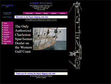 Tablet Screenshot of hayesrigging.com